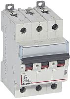 Выключатель автоматический Legrand DX3-E 10000 3п 10А B 16кА картинка
